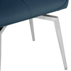 Milan Chrome Blue Swivel Dining Chair 19 Milan Chrome Blue Swivel Dining Chair -Furniture Sale Shop CH56 BL 08