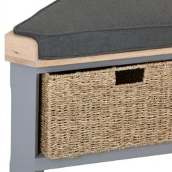 Dorset Storm Grey Painted Oak Corner Hall Bench 16 Dorset Storm Grey Painted Oak Corner Hall Bench -Furniture Sale Shop CL CHB SG 4