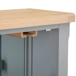 Dorset Storm Grey Painted Oak Drinks Cabinet With Wine Rack 22 Dorset Storm Grey Painted Oak Drinks Cabinet With Wine Rack -Furniture Sale Shop CL DBU SG 4