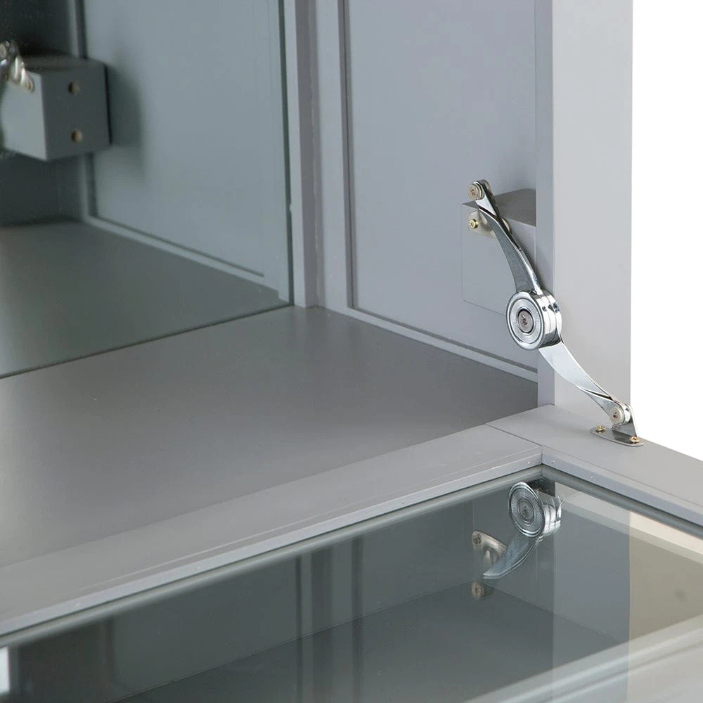 Dorset Storm Grey Painted Oak Drinks Cabinet With Wine Rack 10 Dorset Storm Grey Painted Oak Drinks Cabinet With Wine Rack - Image 8