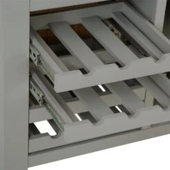 Dorset Storm Grey Painted Oak Drinks Cabinet With Wine Rack 26 Dorset Storm Grey Painted Oak Drinks Cabinet With Wine Rack -Furniture Sale Shop CL DBU SG 8