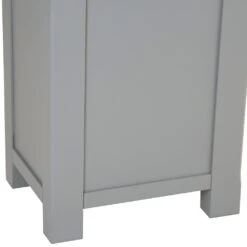 Dorset Storm Grey Painted Oak Laundry Basket -Furniture Sale Shop CL LAU SG 6