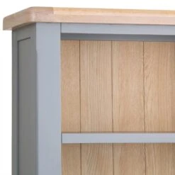 Dorset Storm Grey Painted Oak Tall Large Bookcase -Furniture Sale Shop CL LBC SG 4