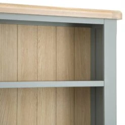 Dorset Storm Grey Painted Oak Tall Large Bookcase -Furniture Sale Shop CL LBC SG 8