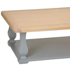 Dorset Storm Grey Painted Oak Large Coffee Table -Furniture Sale Shop CL LCT SG 2