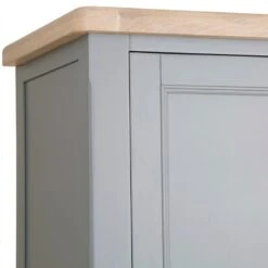 Dorset Storm Grey Painted Oak Large Larder Unit 33 Dorset Storm Grey Painted Oak Large Larder Unit -Furniture Sale Shop CL LLU SG 10