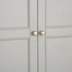 Dorset Storm Grey Painted Oak Large Larder Unit 35 Dorset Storm Grey Painted Oak Large Larder Unit -Furniture Sale Shop CL LLU SG 12