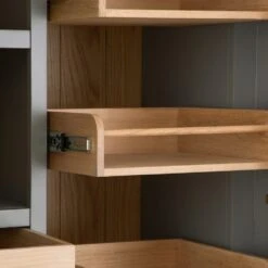 Dorset Storm Grey Painted Oak Large Larder Unit 26 Dorset Storm Grey Painted Oak Large Larder Unit -Furniture Sale Shop CL LLU SG 3