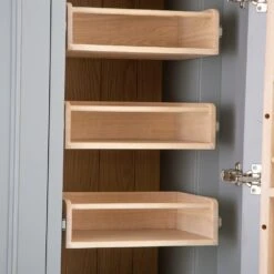 Dorset Storm Grey Painted Oak Large Larder Top For Large Sideboard Wine Rack (Top Only) -Furniture Sale Shop CL LLUT SG 8