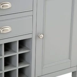Dorset Storm Grey Painted Oak Large Sideboard Wine Rack 26 Dorset Storm Grey Painted Oak Large Sideboard Wine Rack -Furniture Sale Shop CL LS SG 11