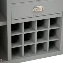 Dorset Storm Grey Painted Oak Large Sideboard Wine Rack 21 Dorset Storm Grey Painted Oak Large Sideboard Wine Rack -Furniture Sale Shop CL LS SG 5