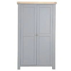 Dorset Storm Grey Painted Oak Large Utility Cupboard -Furniture Sale Shop CL LUU SG 9