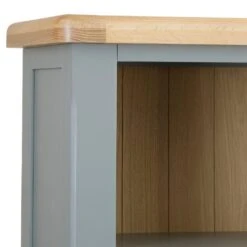 Dorset Storm Grey Painted Oak Tall Wine Cabinet -Furniture Sale Shop CL TWR SG 2