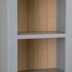 Dorset Storm Grey Painted Oak Tall Wine Cabinet -Furniture Sale Shop CL TWR SG 3