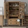 Winchester Oak Large Larder Unit -Furniture Sale Shop CO LLU OAK