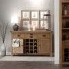 Winchester Oak Large Sideboard With Wine Rack -Furniture Sale Shop CO LS OAK