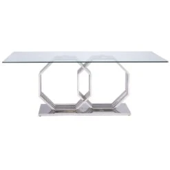 Genoa Glass 1.8m Dining Table 15 Genoa Glass 1.8m Dining Table -Furniture Sale Shop DO 20T D2 07Large