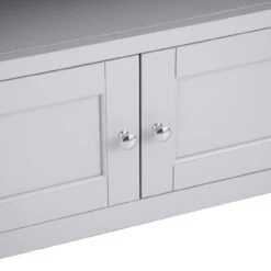 Eaton Grey Painted Oak Corner TV Unit -Furniture Sale Shop EA CTV G4Large