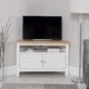 Eaton White Painted Oak Corner TV Unit -Furniture Sale Shop EA CTV W c5dd4c4a 011a 48ce a633 8964747d49f5