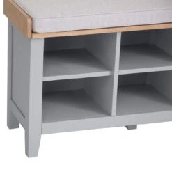 Eaton Grey Painted Oak Large Hall Bench 12 Eaton Grey Painted Oak Large Hall Bench -Furniture Sale Shop EA HB G3Large