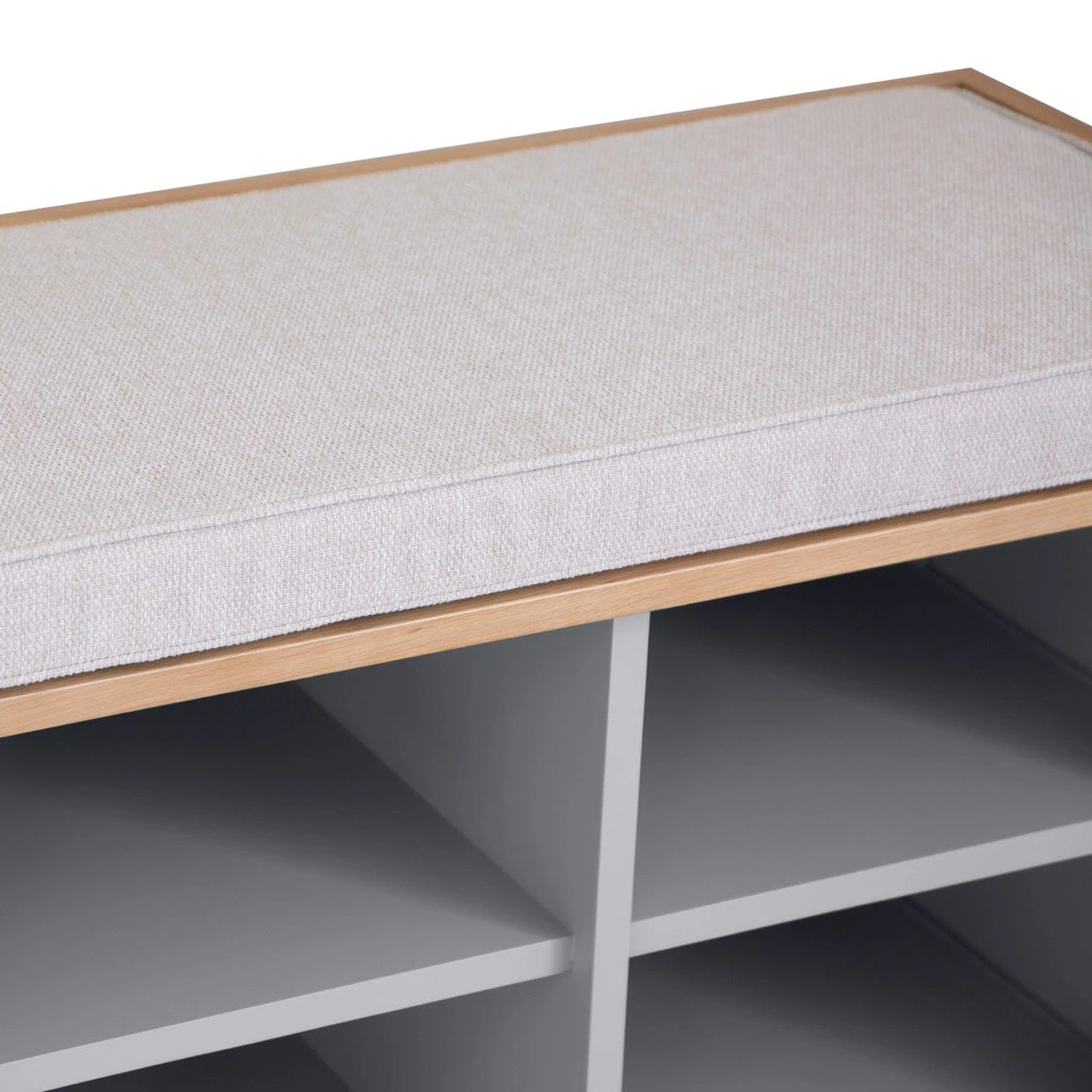 Eaton Grey Painted Oak Large Hall Bench 7 Eaton Grey Painted Oak Large Hall Bench - Image 5