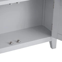 Eaton Grey Painted Oak Large Wide Bookcase 13 Eaton Grey Painted Oak Large Wide Bookcase -Furniture Sale Shop EA LBC G3Large