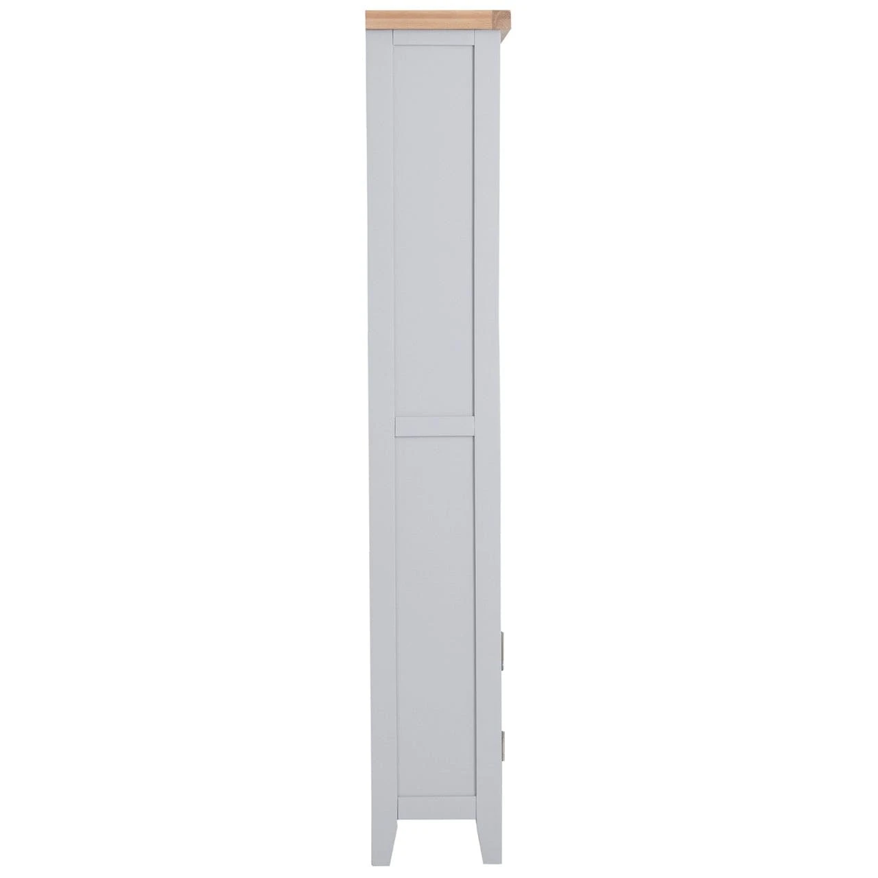 Eaton Grey Painted Oak Large Wide Bookcase 10 Eaton Grey Painted Oak Large Wide Bookcase - Image 8