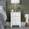 Eaton White Painted Oak Large Bedside Table 1 Eaton White Painted Oak Large Bedside Table -Furniture Sale Shop EA LBSC W fa0bbe64 e1f3 407e b5fd ce25010595ea