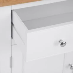 Eaton White Painted Oak Mini Sideboard -Furniture Sale Shop EA SMS W3Large