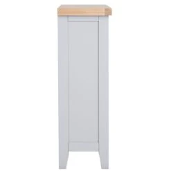 Eaton Grey Painted Oak Small Wide Bookcase 12 Eaton Grey Painted Oak Small Wide Bookcase -Furniture Sale Shop EA SWBC G4Large