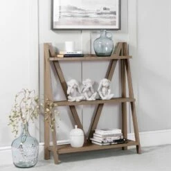 Falmouth Oak Low Wide Bookcase
