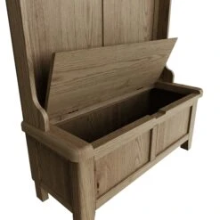 Wessex Smoked Oak Hall Bench Unit 14 Wessex Smoked Oak Hall Bench Unit -Furniture Sale Shop HO HBU 07