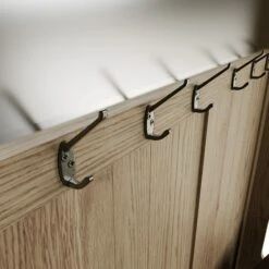 Wessex Smoked Oak Hall Bench Unit 15 Wessex Smoked Oak Hall Bench Unit -Furniture Sale Shop HO HBU 08