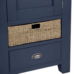 Wessex Smoked Oak Blue Painted Slim Larder Cupboard 23 Wessex Smoked Oak Blue Painted Slim Larder Cupboard -Furniture Sale Shop HOP SLU B 10