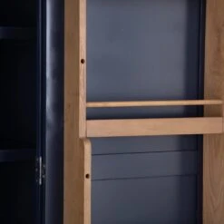 Wessex Smoked Oak Blue Painted Slim Larder Cupboard 19 Wessex Smoked Oak Blue Painted Slim Larder Cupboard -Furniture Sale Shop HOP SLU B 6