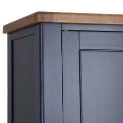 Wessex Smoked Oak Blue Painted Slim Larder Cupboard 17 Wessex Smoked Oak Blue Painted Slim Larder Cupboard -Furniture Sale Shop HOP SLU B 7