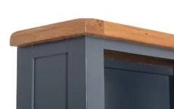 Hampshire Blue Painted Oak Large Bookcase -Furniture Sale Shop HP LBC B 4