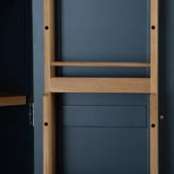 Hampshire Blue Painted Oak Large Larder Unit 26 Hampshire Blue Painted Oak Large Larder Unit -Furniture Sale Shop HP LLU B 11