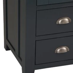 Hampshire Blue Painted Oak Large Larder Unit 33 Hampshire Blue Painted Oak Large Larder Unit -Furniture Sale Shop HP LLU B 4