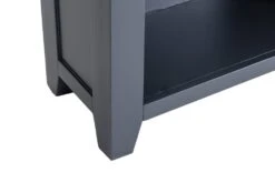 Hampshire Blue Painted Oak Low Bookcase 15 Hampshire Blue Painted Oak Low Bookcase -Furniture Sale Shop HP SBC B 3