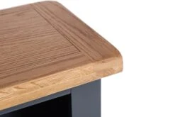 Hampshire Blue Painted Oak Low Bookcase 13 Hampshire Blue Painted Oak Low Bookcase -Furniture Sale Shop HP SBC B 7