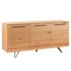Valentino Industrial Oak 3 Door Sideboard 1 Valentino Industrial Oak 3 Door Sideboard -Furniture Sale Shop IA 3DS