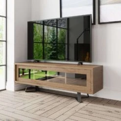 Industrial Oak Extra Large TV Unit
