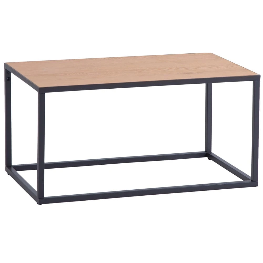 Urban Industrial Oak Small Coffee Table 4 Urban Industrial Oak Small Coffee Table - Image 2