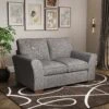 Stamford 2 Seater Sofa Silver Fabric 1 Stamford 2 Seater Sofa Silver Fabric -Furniture Sale Shop LincolnMilanSilver2STR