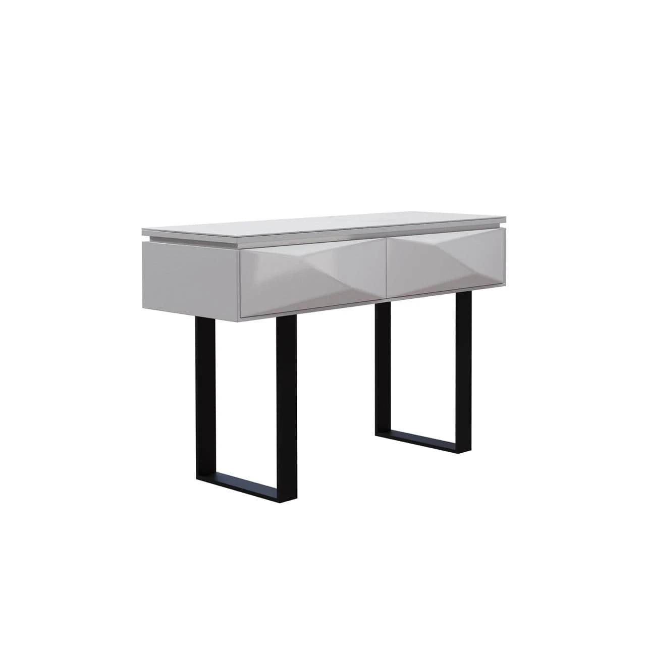 Venice Gloss Grey Console Table With LED Lighting 5 Venice Gloss Grey Console Table With LED Lighting - Image 3
