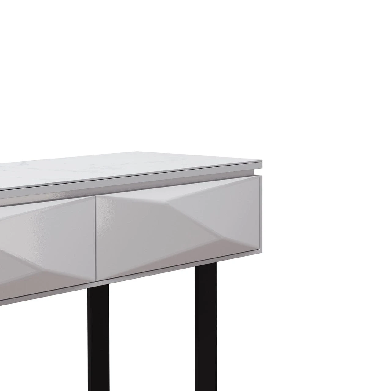 Venice Gloss Grey Console Table With LED Lighting 8 Venice Gloss Grey Console Table With LED Lighting - Image 6