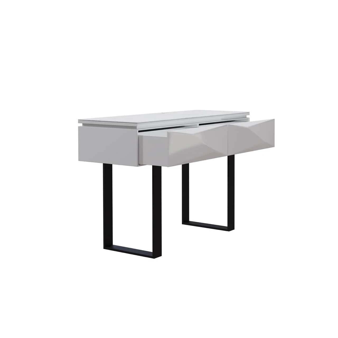 Venice Gloss Grey Console Table With LED Lighting 12 Venice Gloss Grey Console Table With LED Lighting - Image 10