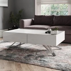 Venice Gloss White Coffee Table