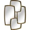 The Mirror Collection Gold Frame Mosaic Mirror
